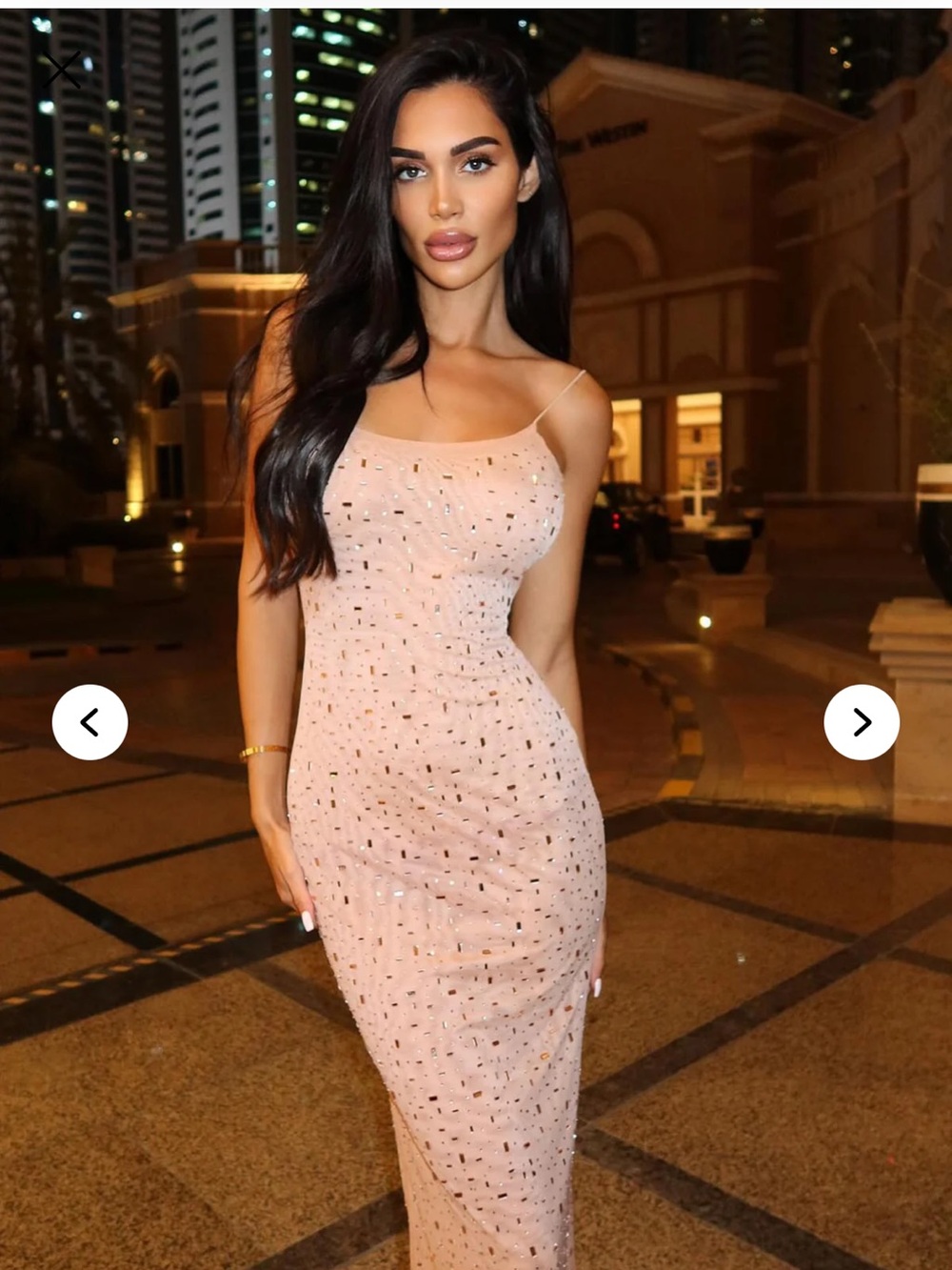 Fashion Nova Rhinestone Dress